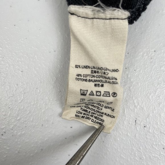 Free People Strawberry Top Women's Size XS Gray Blue Boat Neck Boho Hippie - Picture 5 of 8